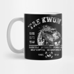 Tae Kwon Do Distressed Dragon Logo Mug